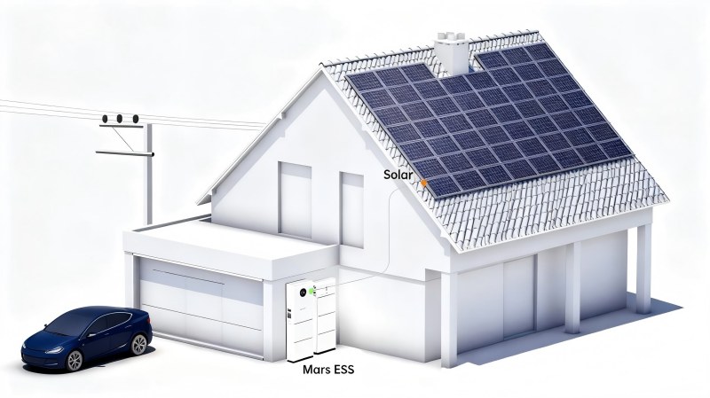 Comment associer le stockage d'énergie résidentiel avec des supports solaires sur le toit pour les systèmes énergétiques domestiques