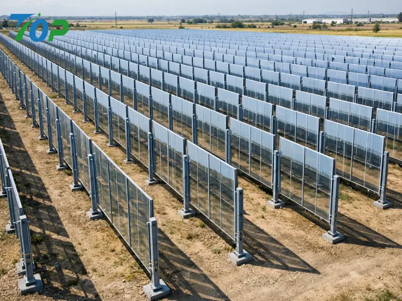 Système de montage solaire biface vertical : le secret d’une utilisation des terres 30 % plus élevée