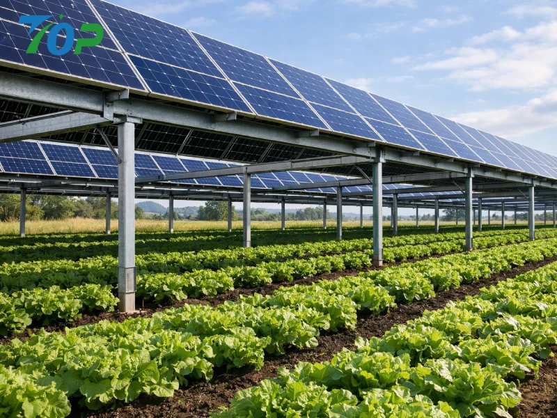 Agrivoltaïque : comment cultiver des cultures à haut rendement sous des panneaux solaires