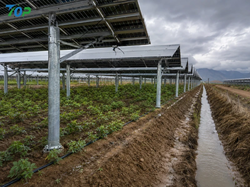 Systèmes de montage solaire agricole et leur impact sur l'humidité du sol : informations techniques pour les projets agrivoltaïques
