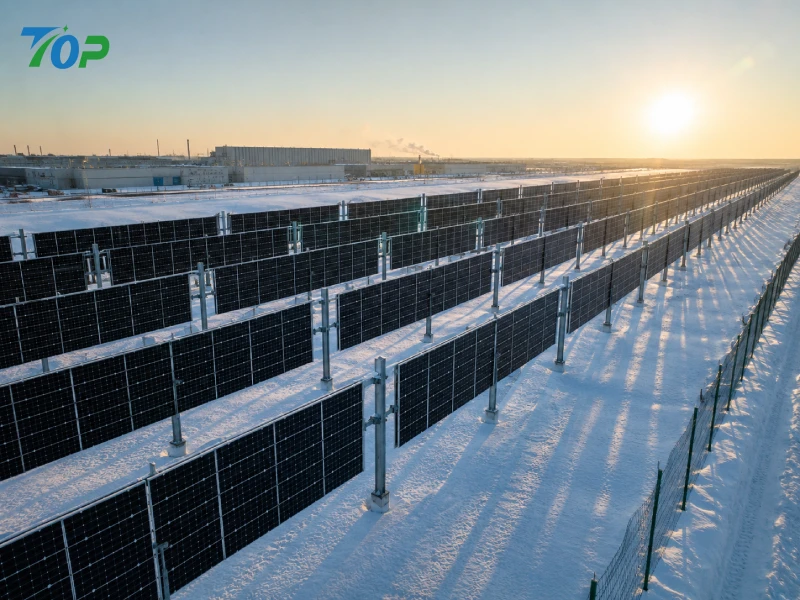 Solaire vertical dans les régions enneigées : avantages techniques des systèmes photovoltaïques verticaux dans des conditions hivernales