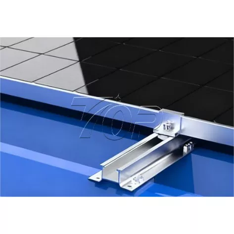 Mini rail de montage de panneau solaire en aluminium