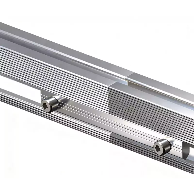 Rails de panneaux solaires en aluminium