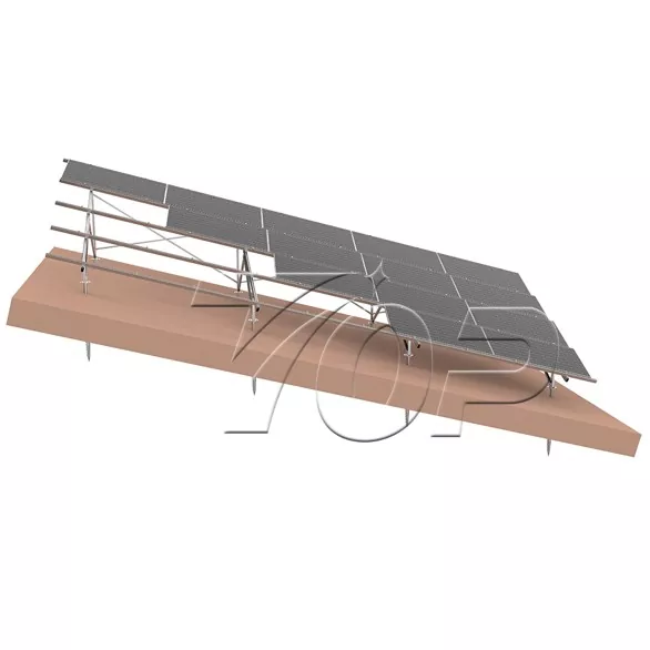 Kits de panneaux solaires montés au sol