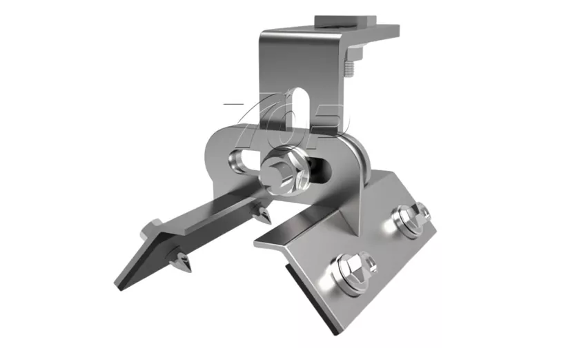 Adjustable Trapezoidal Metal Roof Solar Clamps