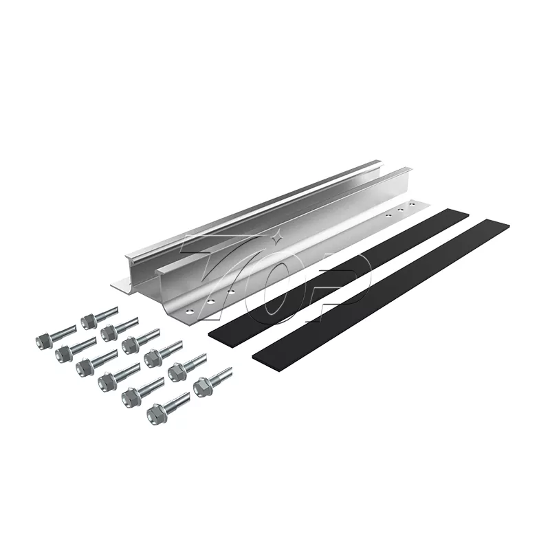 Système de mini rail pour toit métallique trapézoïdal solaire