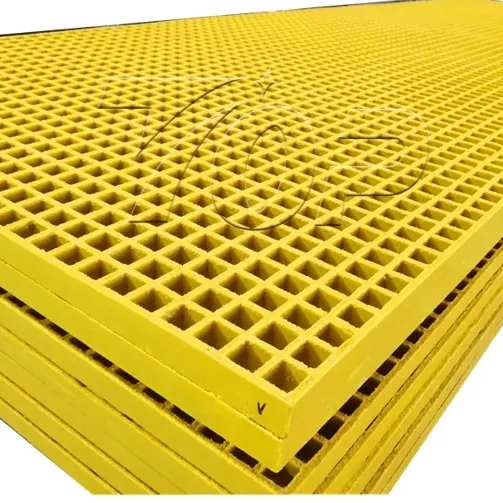 Grille en fibre de verre moulée