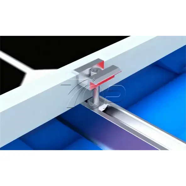 Pinces intermédiaires en aluminium PV