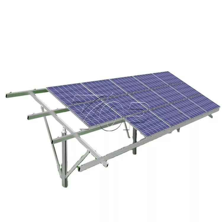 Système de montage au sol à pile unique pour panneaux solaires
