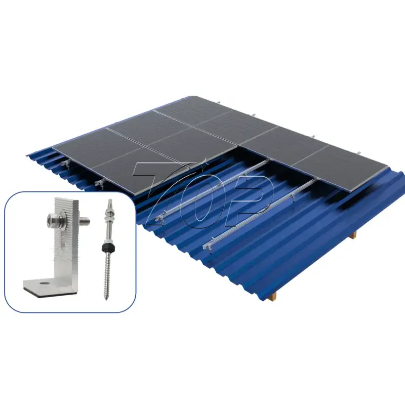 Kits de montage sur toit solaire en pieds L