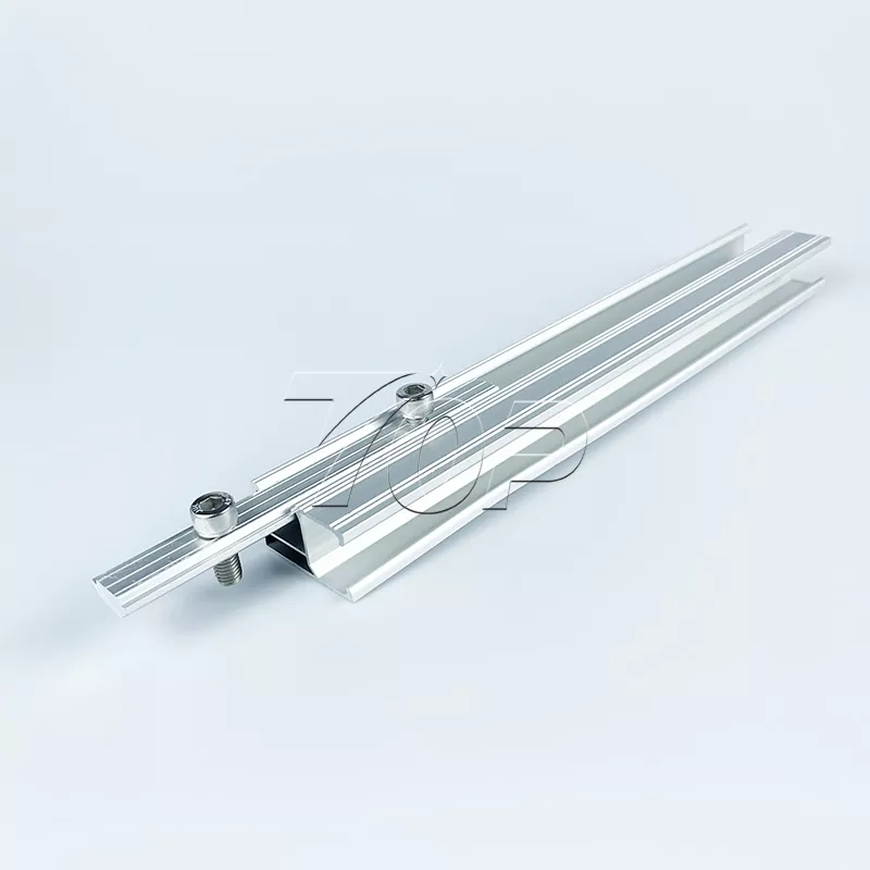 Rails en aluminium pour panneaux solaires