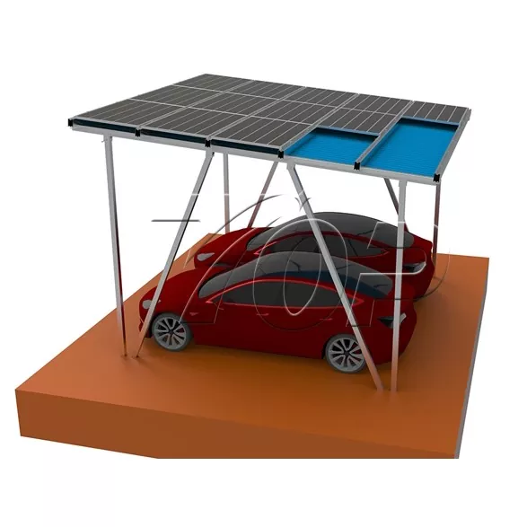Abri de voiture à panneaux solaires