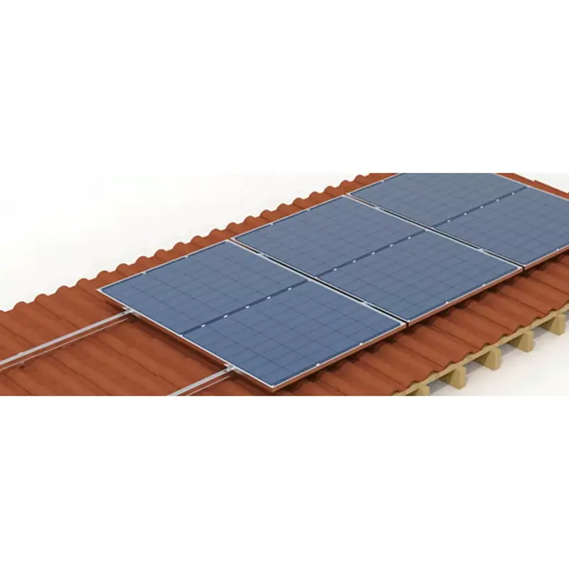 Support de galerie de toit pour panneau solaire