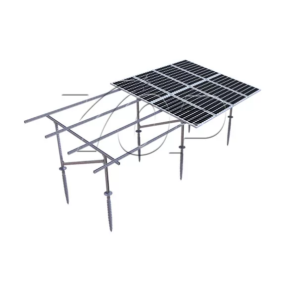 Panneaux solaires au sol