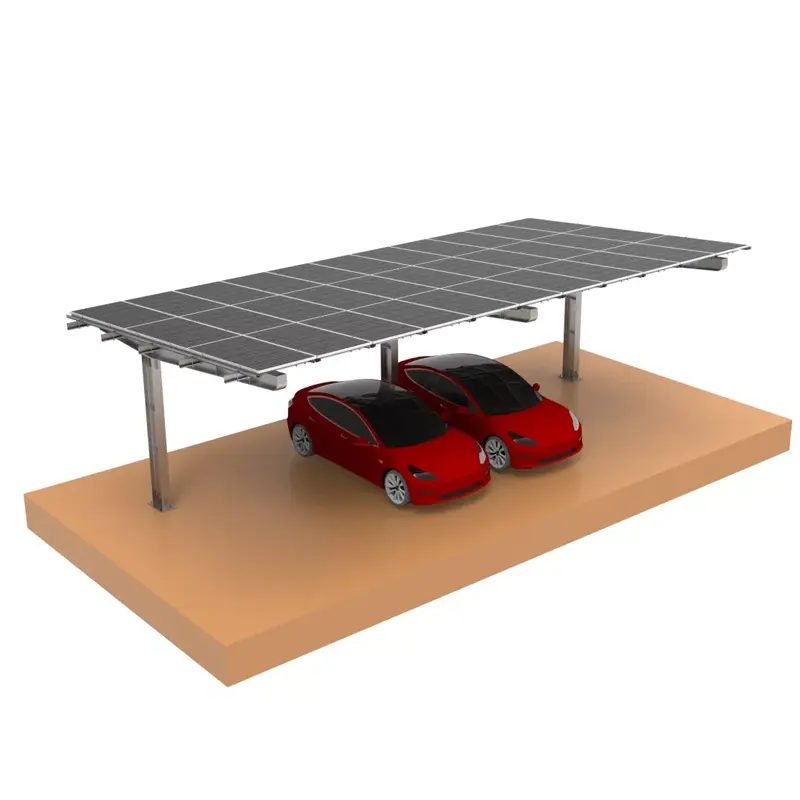 Abri de voiture solaire photovoltaïque