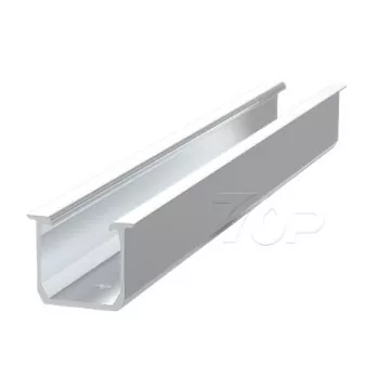 Rail en aluminium de type U pour système de montage de panneaux solaires